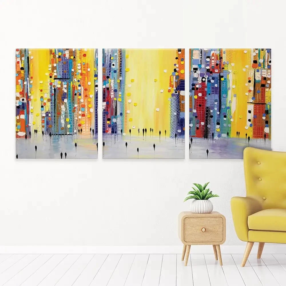 Bright Sunny Day Trio Canvas Print Bright Sunny Day Trio Canvas Print wall art product Ekaterina Ermilkina