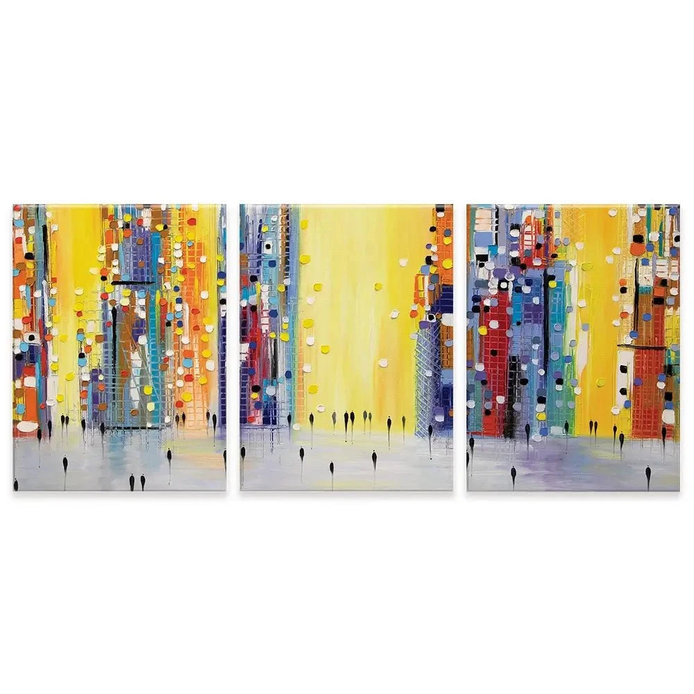 Bright Sunny Day Trio Canvas Print Bright Sunny Day Trio Canvas Print wall art product Ekaterina Ermilkina