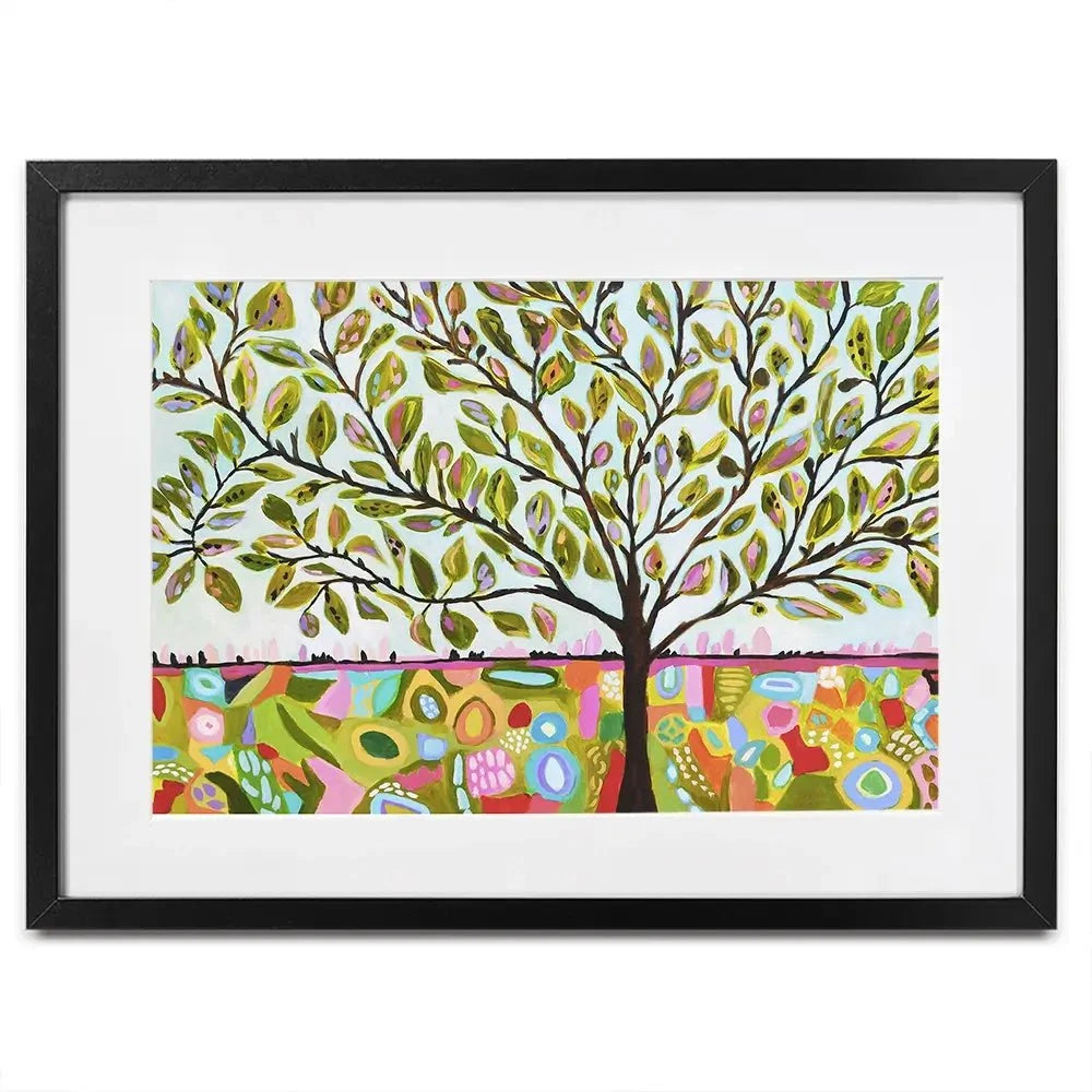 Bright Tree Framed Art Print Bright Tree Framed Art Print wall art product Karen Fields