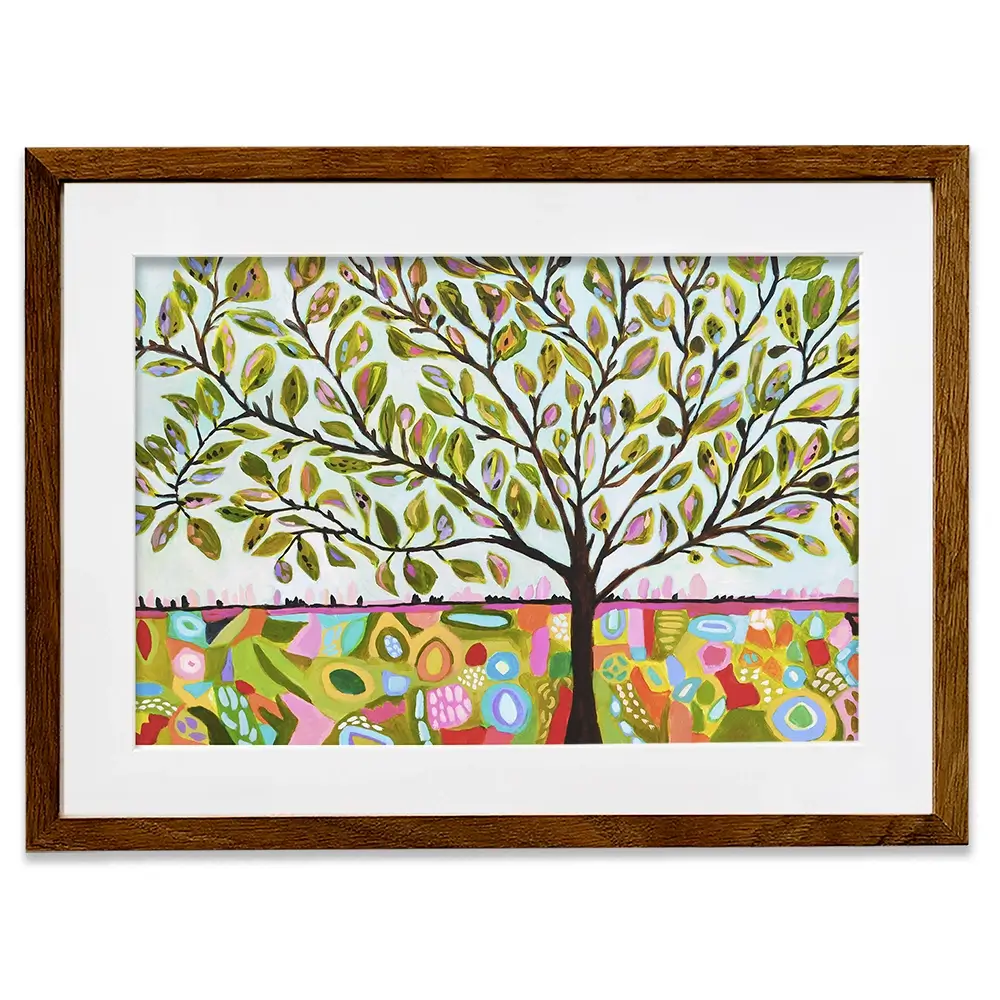 Bright Tree Framed Art Print Bright Tree Framed Art Print wall art product Karen Fields