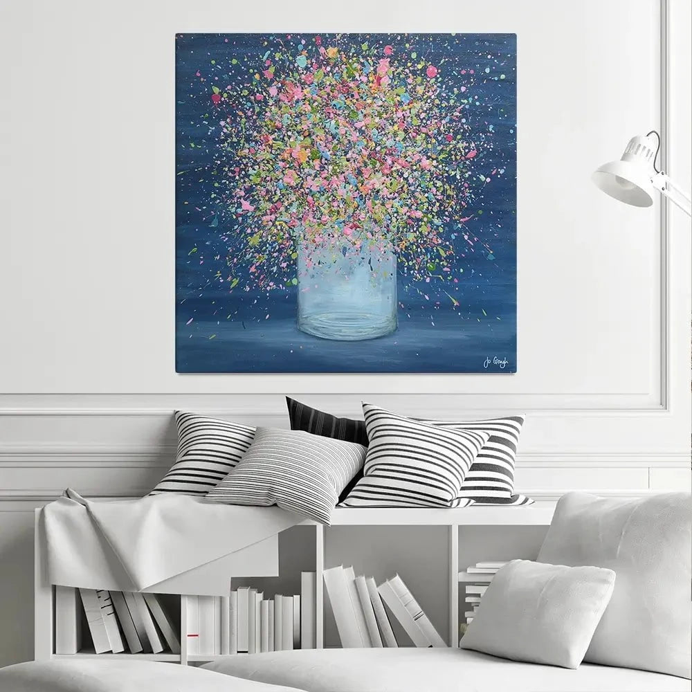 Bring Me Joy Canvas Print Bring Me Joy Canvas Print wall art product Jo Gough