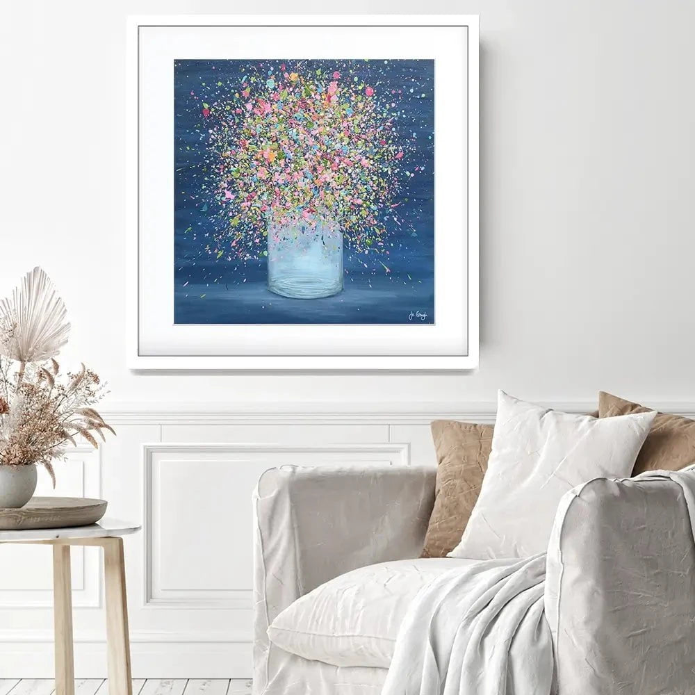 Bring Me Joy Framed Art Print Bring Me Joy Framed Art Print wall art product Jo Gough