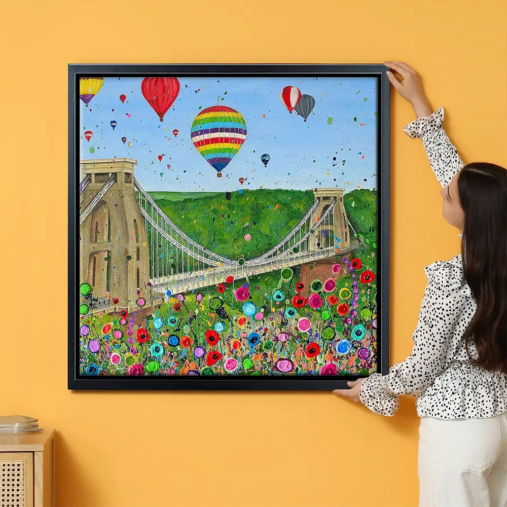 Bristol Suspension Bridge Oversized Canvas Print Bristol Suspension Bridge Oversized Canvas Print wall art product Jo Gough