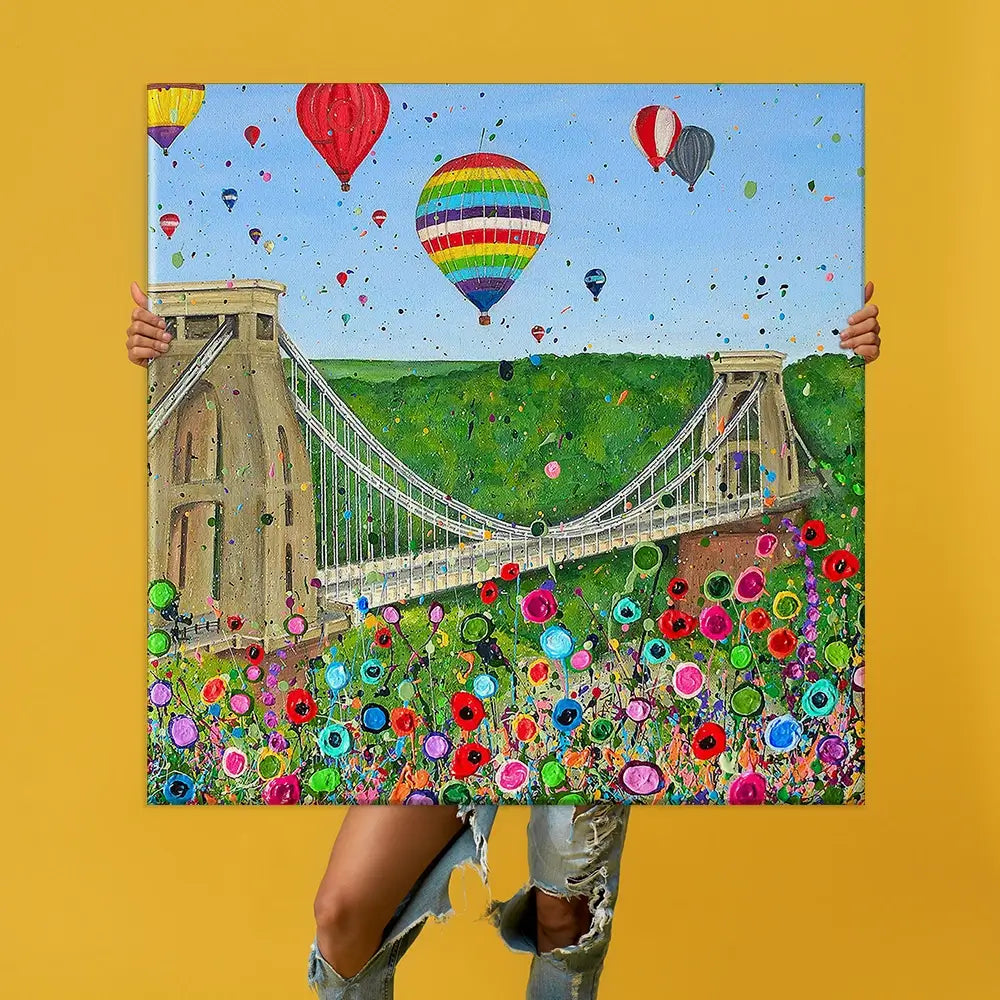 Bristol Suspension Bridge Oversized Canvas Print Bristol Suspension Bridge Oversized Canvas Print wall art product Jo Gough