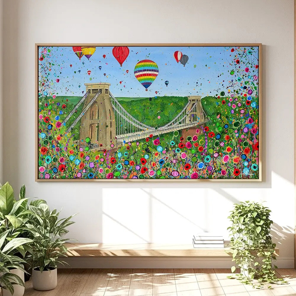 Bristol Suspension Bridge Oversized Canvas Print Bristol Suspension Bridge Oversized Canvas Print wall art product Jo Gough