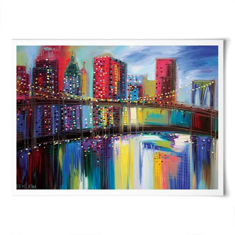 Brooklyn Bridge Art Print Brooklyn Bridge Art Print wall art product Ekaterina Ermilkina