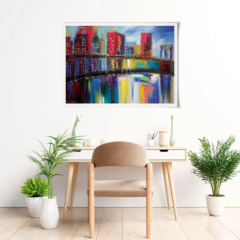 Brooklyn Bridge Art Print Brooklyn Bridge Art Print wall art product Ekaterina Ermilkina