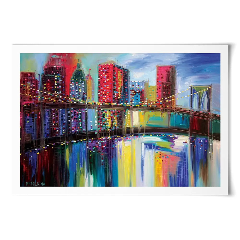 Brooklyn Bridge Art Print Brooklyn Bridge Art Print wall art product Ekaterina Ermilkina