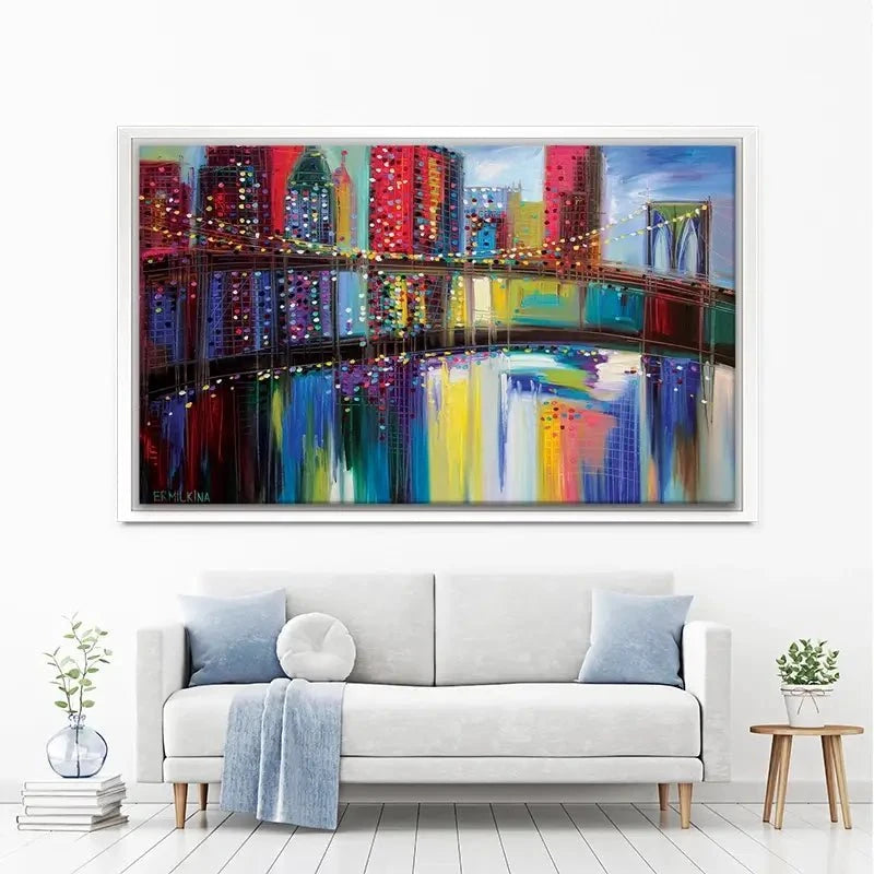 Brooklyn Bridge Canvas Print Brooklyn Bridge Canvas Print wall art product Ekaterina Ermilkina