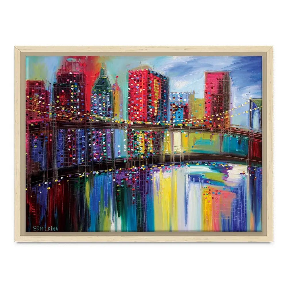 Brooklyn Bridge Canvas Print Brooklyn Bridge Canvas Print wall art product Ekaterina Ermilkina
