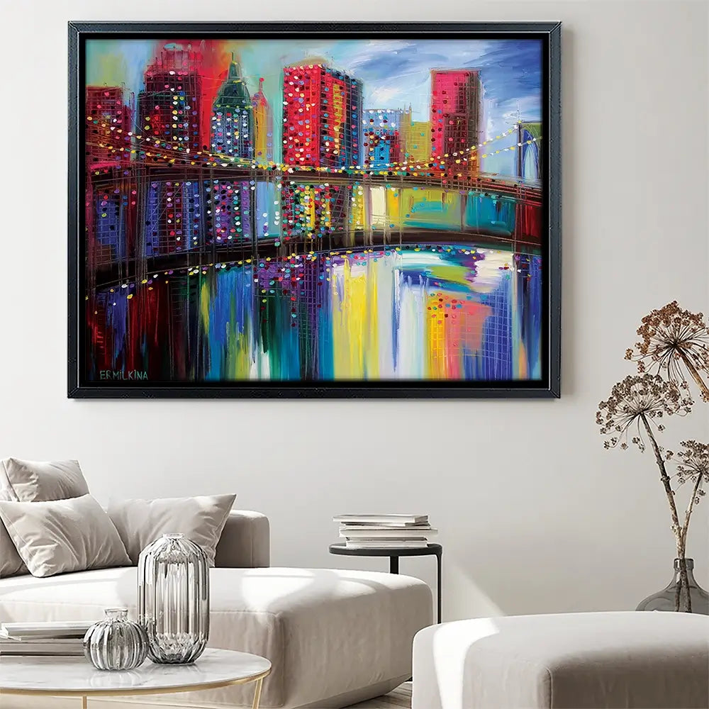 Brooklyn Bridge Canvas Print Brooklyn Bridge Canvas Print wall art product Ekaterina Ermilkina