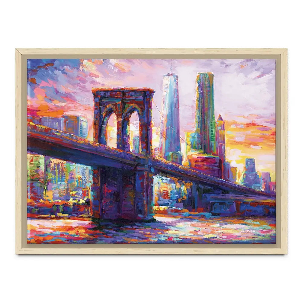 Brooklyn Bridge New York City Canvas Print Brooklyn Bridge New York City Canvas Print wall art product Leon Devenice