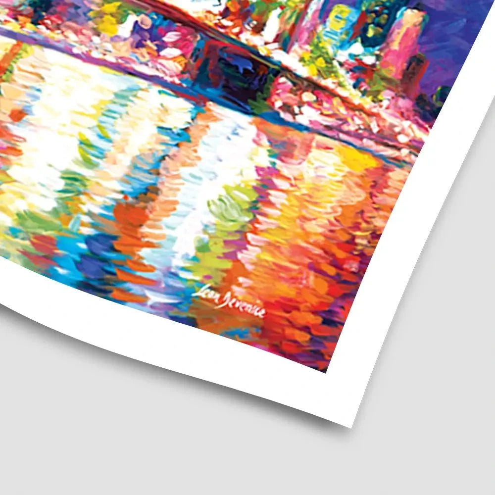 Brooklyn Bridge Starry Night Art Print Brooklyn Bridge Starry Night Art Print wall art product Leon Devenice