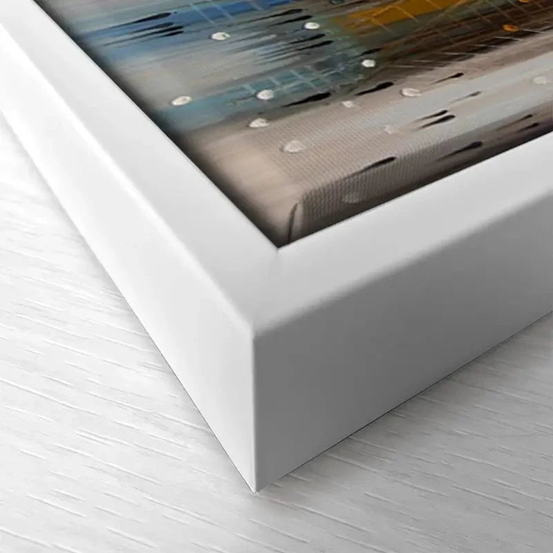 Brown City Reflections Canvas Print Brown City Reflections Canvas Print wall art product Ekaterina Ermilkina