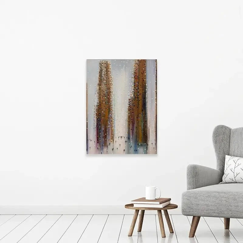 Brown City Reflections Canvas Print Brown City Reflections Canvas Print wall art product Ekaterina Ermilkina