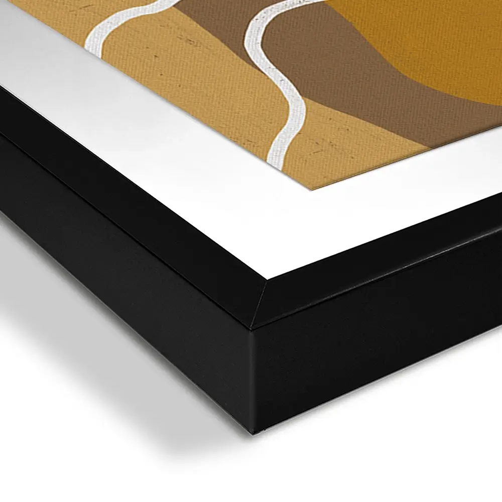 Brown Framed Art Print Trio Brown Framed Art Print Trio wall art product Yuli Saputra