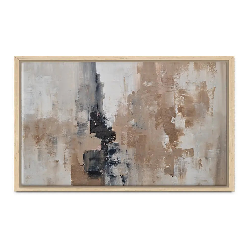 Brown Grey Blend Canvas Print Brown Grey Blend Canvas Print wall art product Art Print Shop