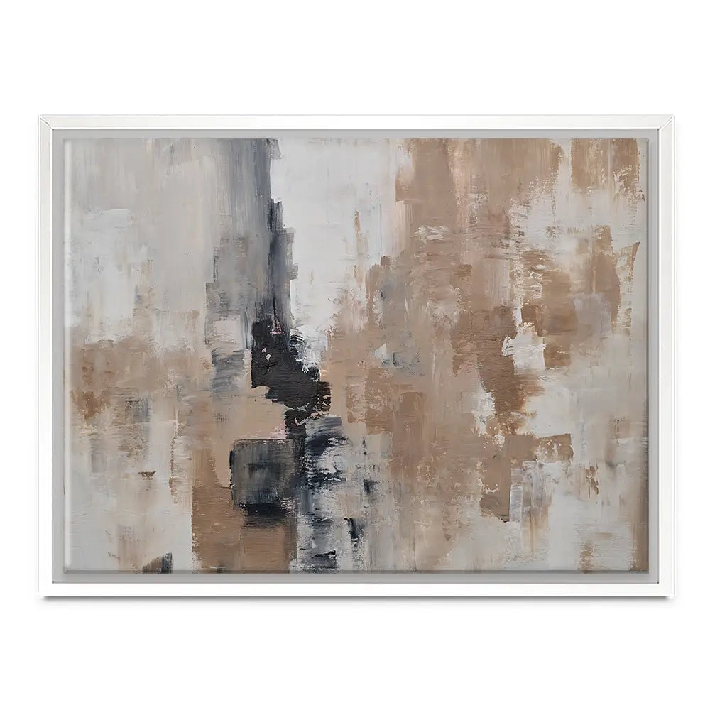 Brown Grey Blend Canvas Print Brown Grey Blend Canvas Print wall art product Art Print Shop