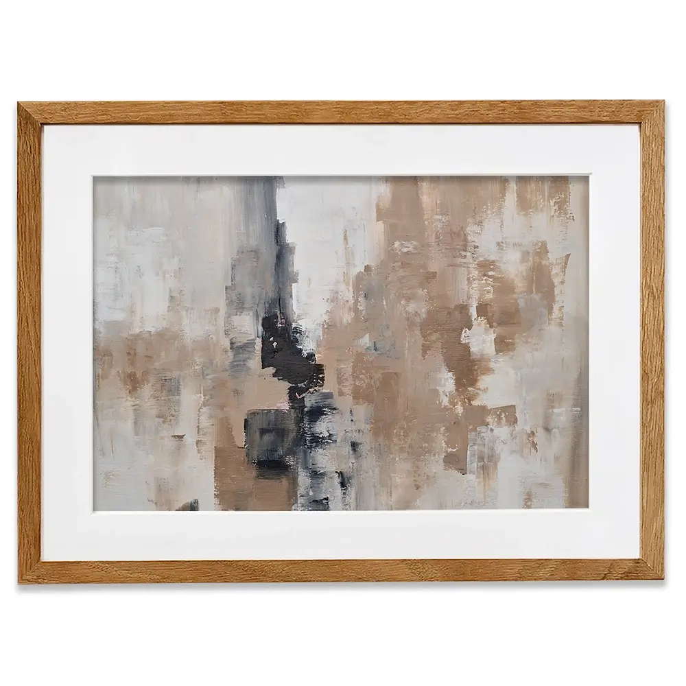 Brown Grey Blend Framed Art Print Brown Grey Blend Framed Art Print wall art product Art Print Shop