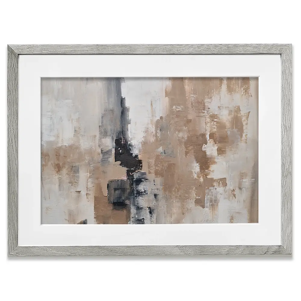 Brown Grey Blend Framed Art Print Brown Grey Blend Framed Art Print wall art product Art Print Shop