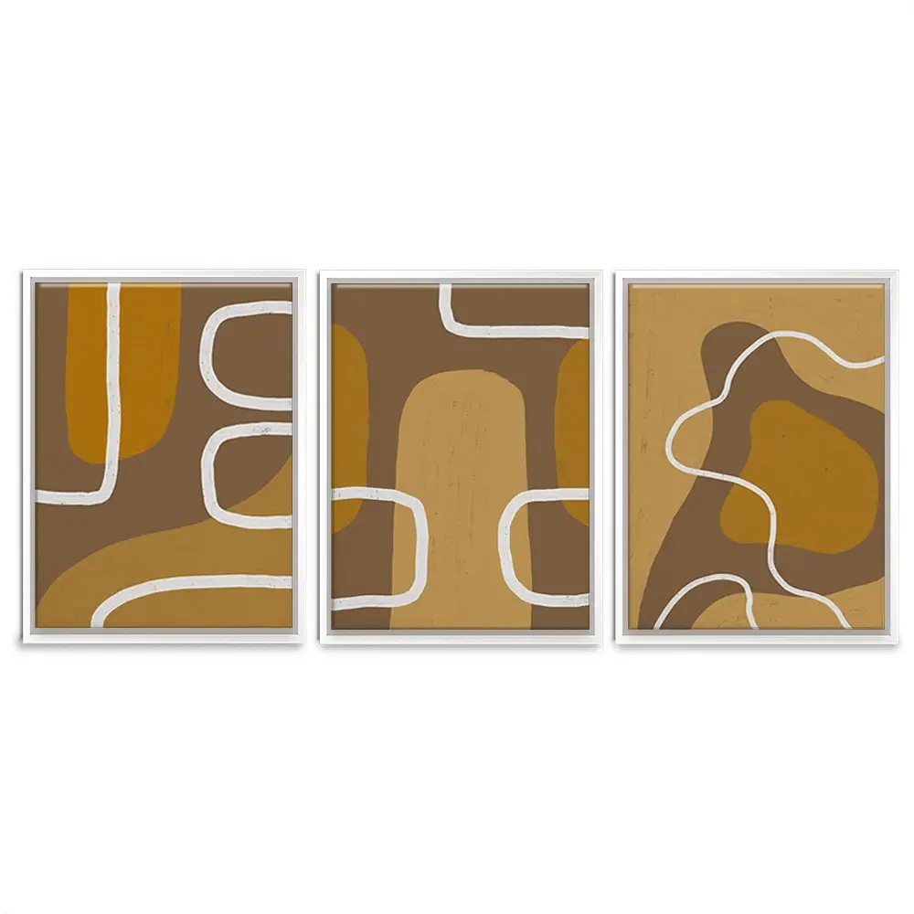 Brown Trio Canvas Print Brown Trio Canvas Print wall art product Yuli Saputra