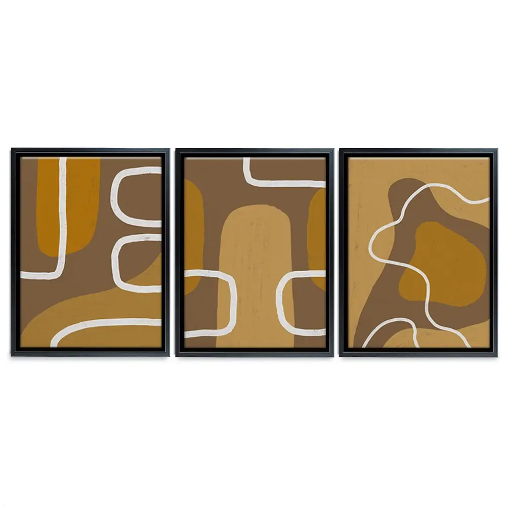 Brown Trio Canvas Print Brown Trio Canvas Print wall art product Yuli Saputra