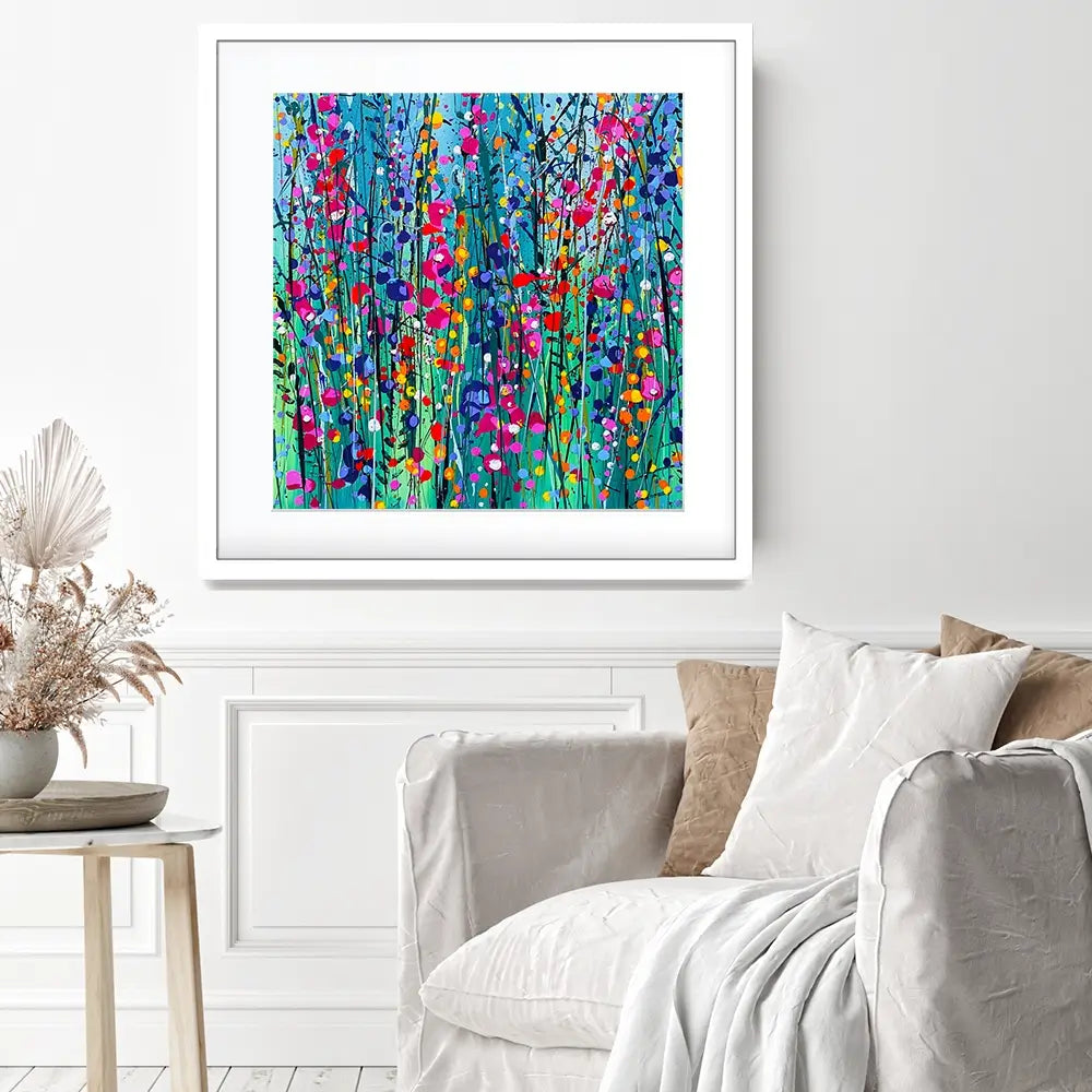 Bryony Square Framed Art Print Bryony Square Framed Art Print wall art product Scarlet Sky Studio