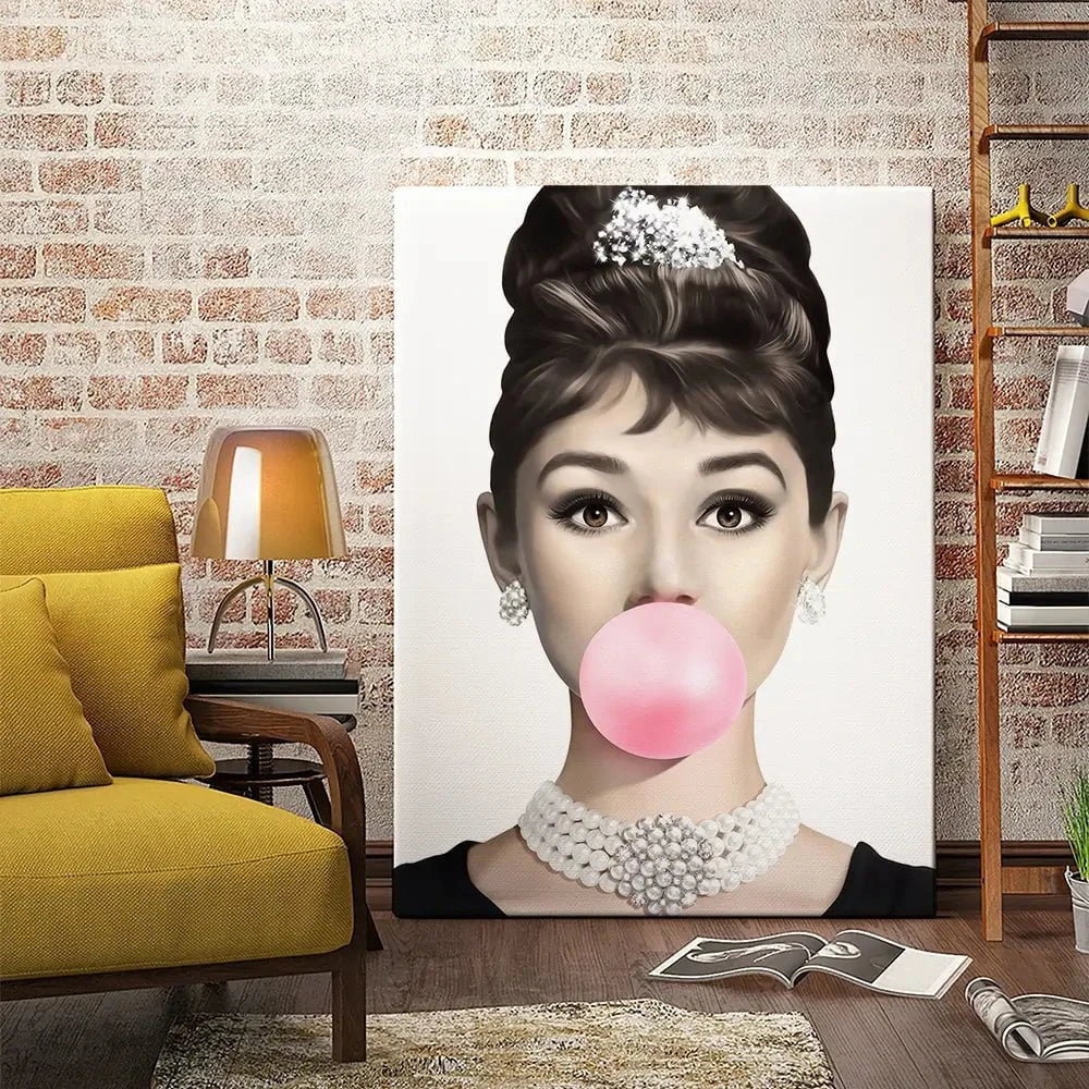 Bubblegum 2 Canvas Print Bubblegum 2 Canvas Print wall art product Art Print Shop