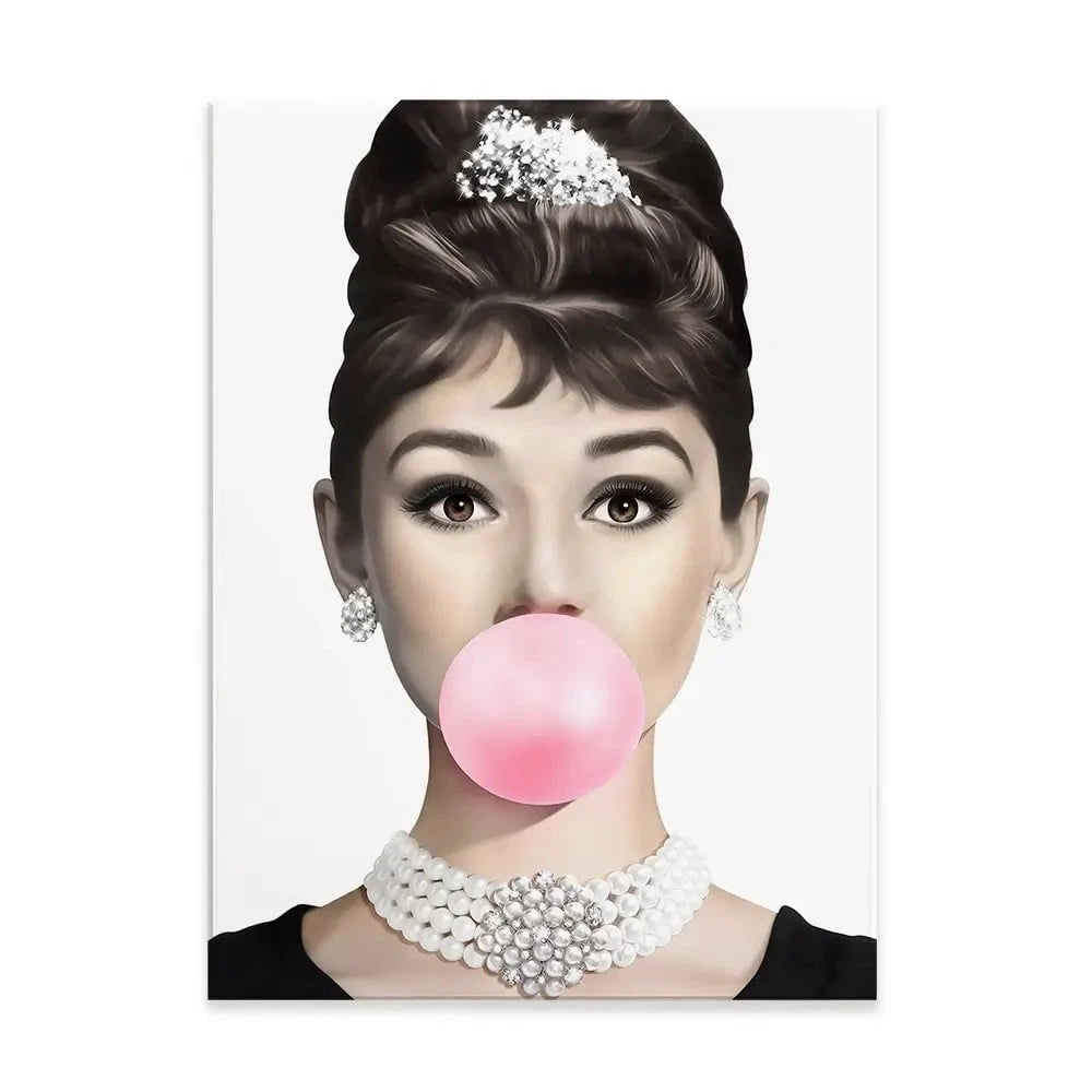 Bubblegum 2 Canvas Print Bubblegum 2 Canvas Print wall art product Art Print Shop