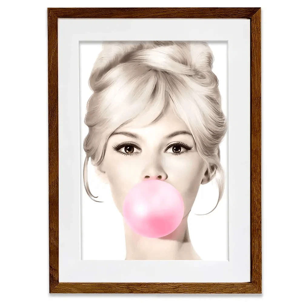 Bubblegum 3 Framed Art Print Bubblegum 3 Framed Art Print wall art product Art Print Shop