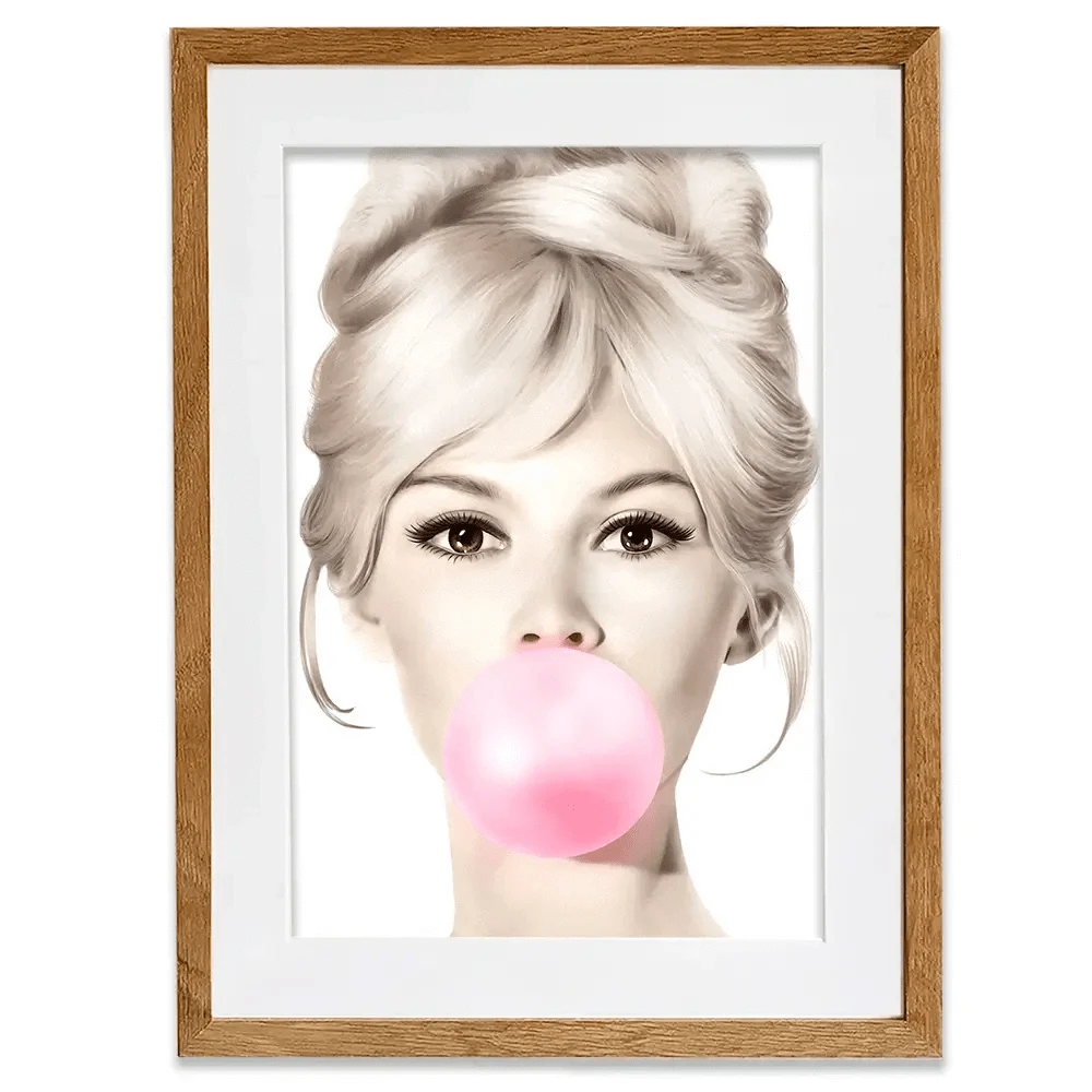 Bubblegum 3 Framed Art Print Bubblegum 3 Framed Art Print wall art product Art Print Shop