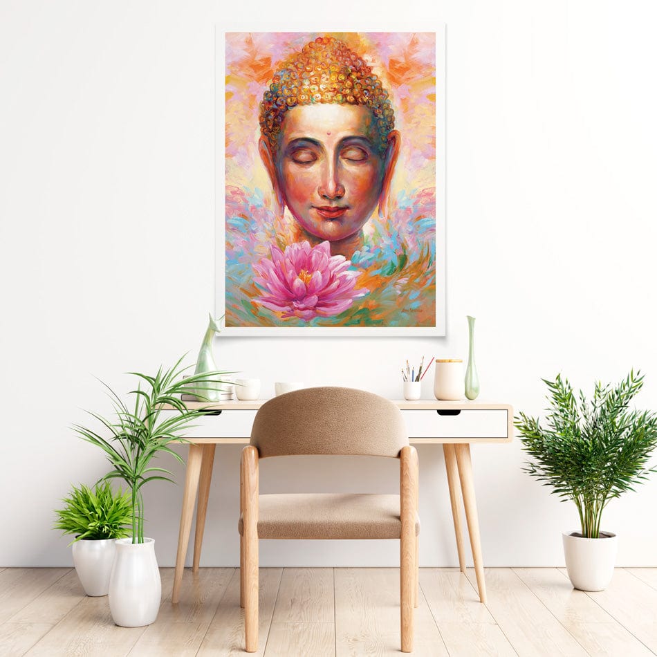 Buddha Art Print wall art product Leon Devenice