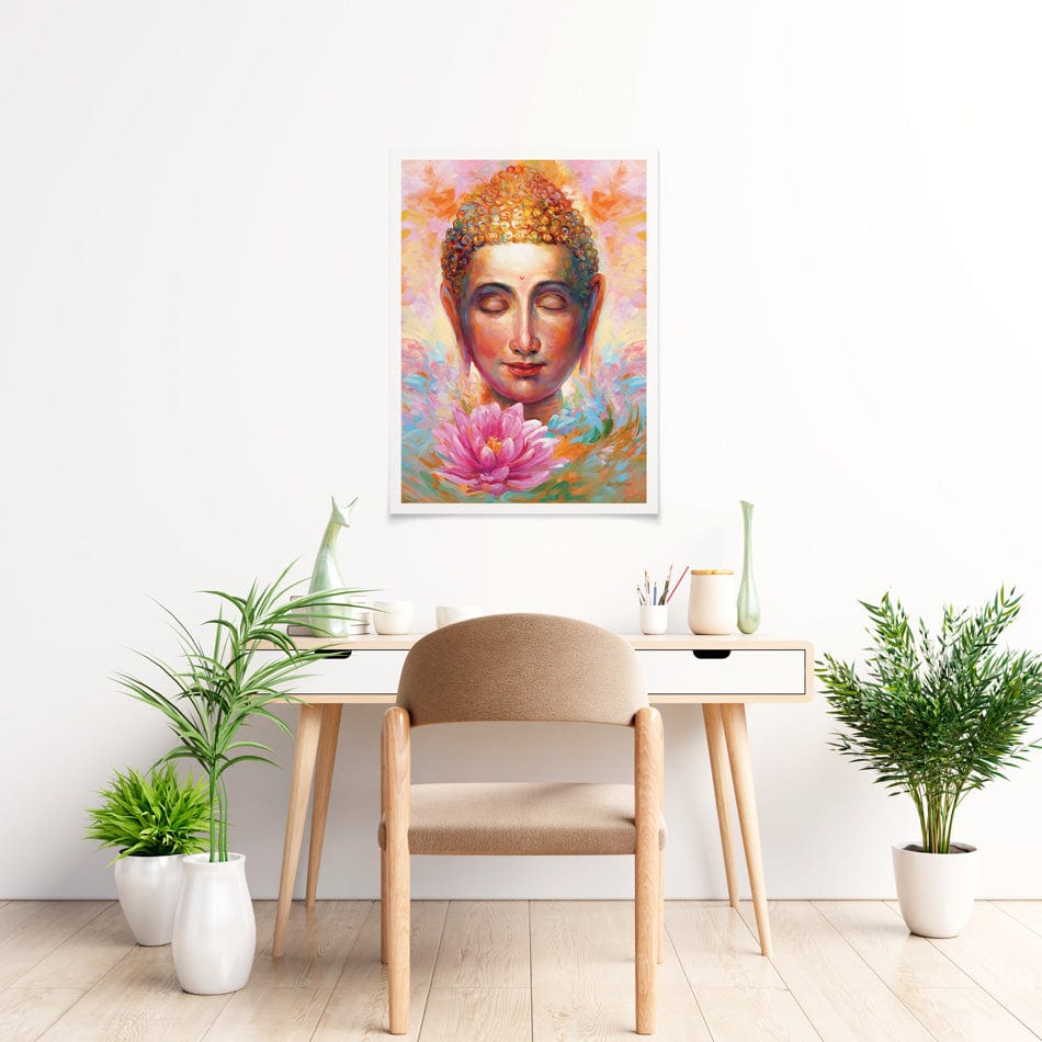 Buddha Art Print wall art product Leon Devenice
