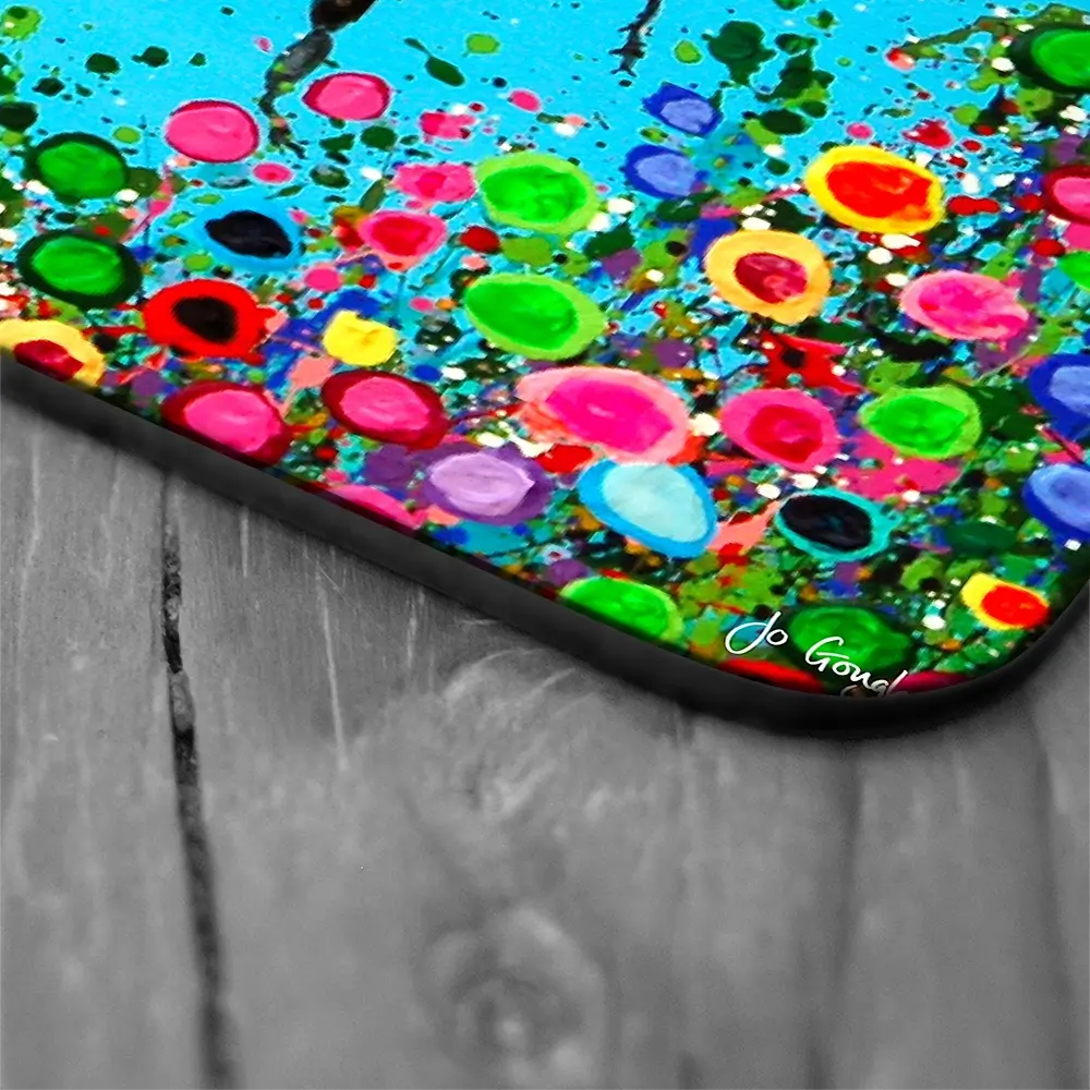 Bumblebee Flowers Coaster Set Rainbow Soul Tree Coaster Set | Rainbow Soul Tree Art Coasters wall art product Jo Gough