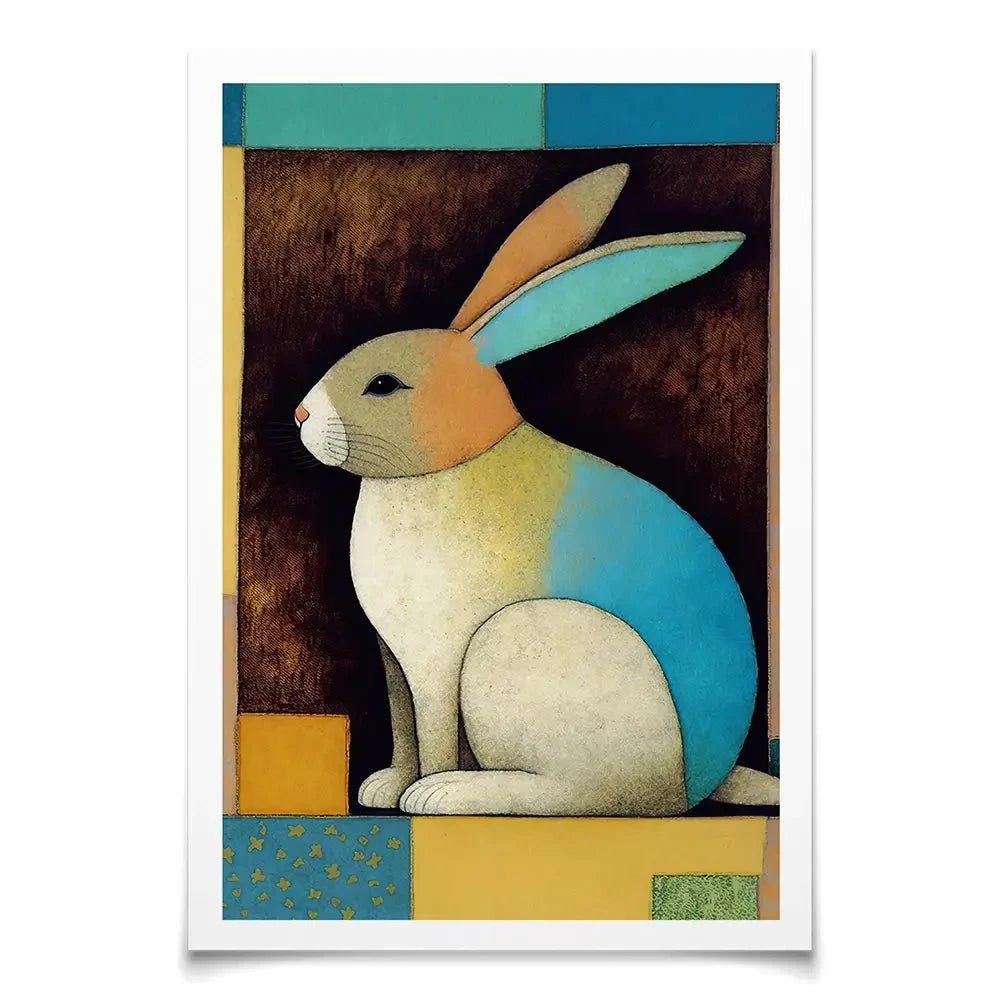 Bunny In The Box Art Print Bunny In The Box Art Print wall art product Treechild