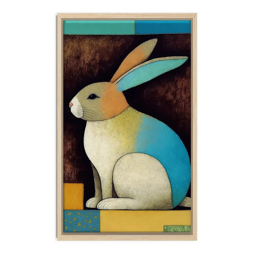 Bunny In The Box Canvas Print Bunny In The Box Canvas Print wall art product Treechild