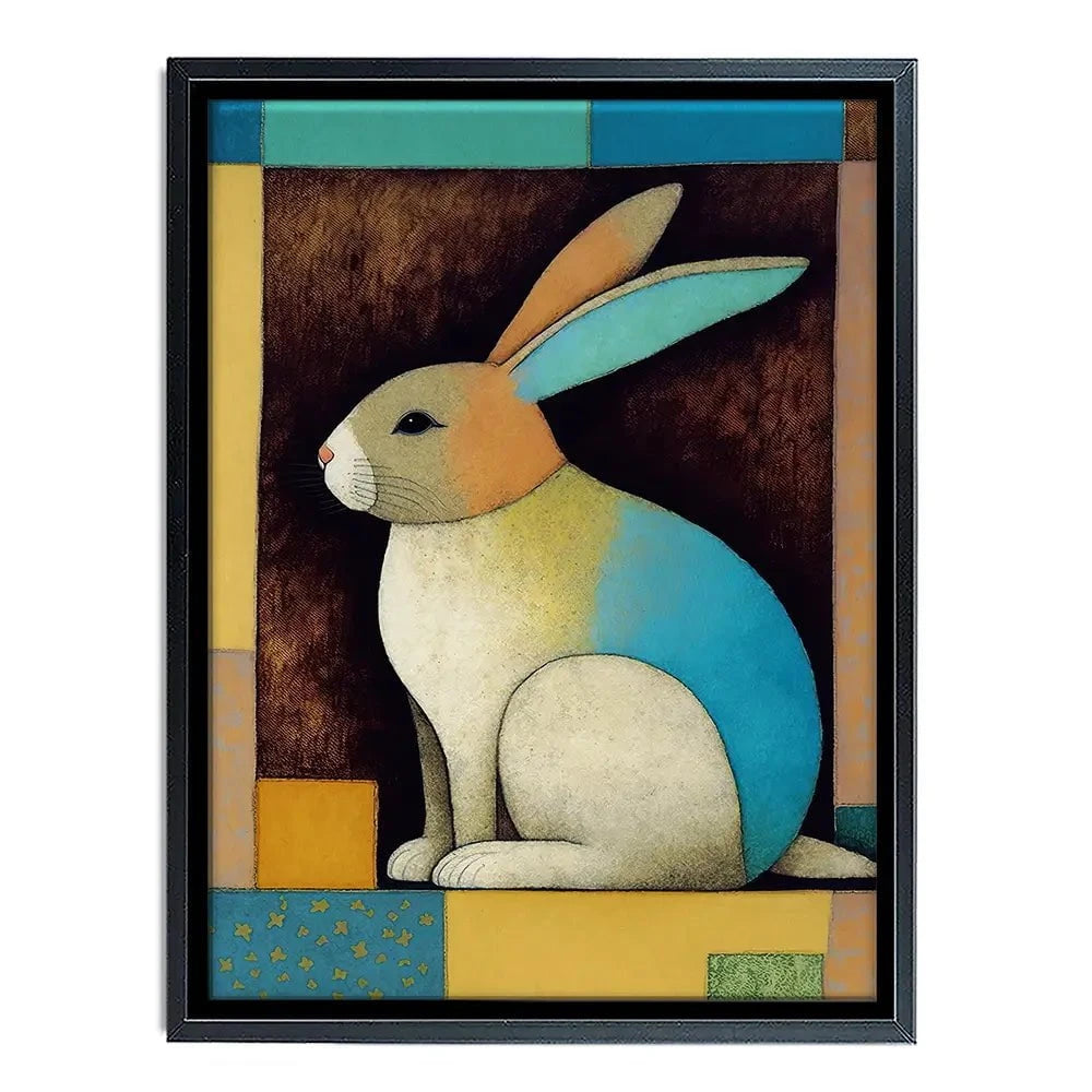 Bunny In The Box Canvas Print Bunny In The Box Canvas Print wall art product Treechild