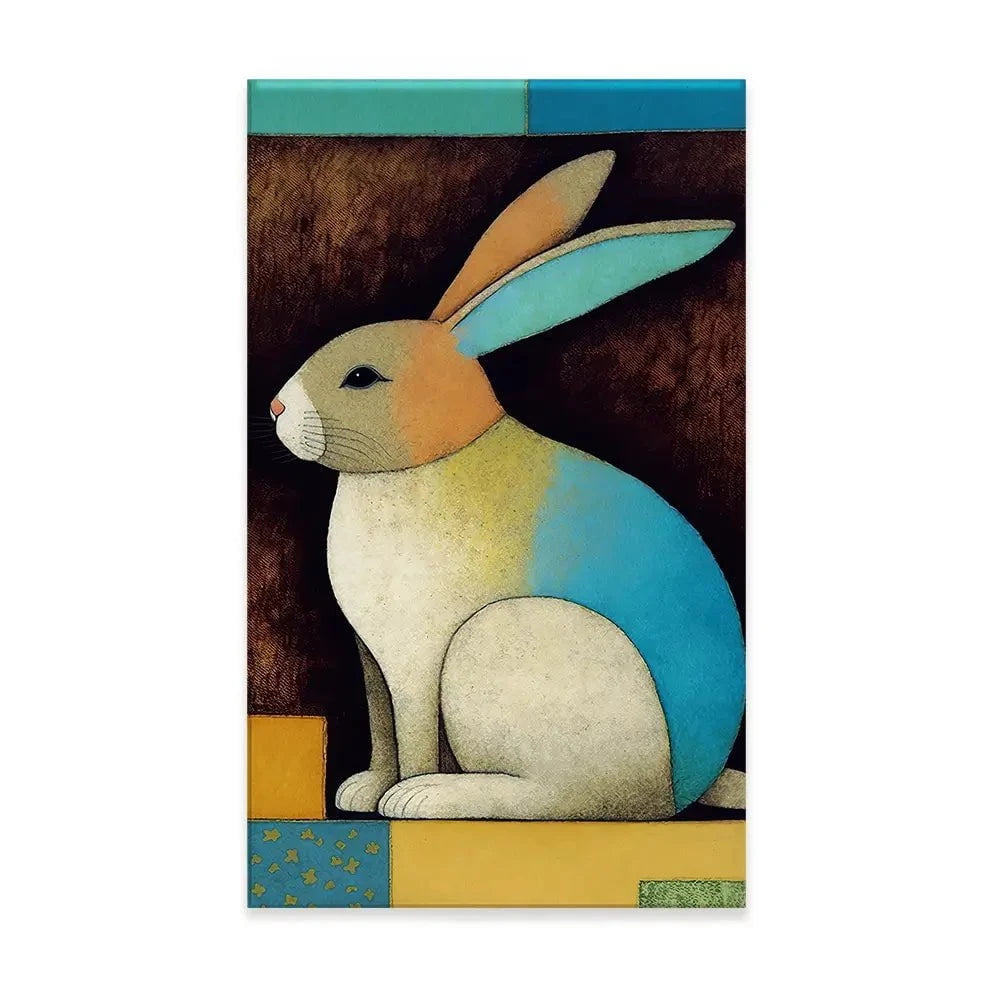 Bunny In The Box Canvas Print Bunny In The Box Canvas Print wall art product Treechild