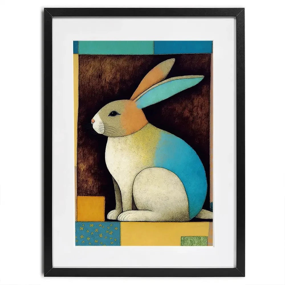 Bunny In The Box Framed Art Print Bunny In The Box Framed Art Print wall art product Treechild