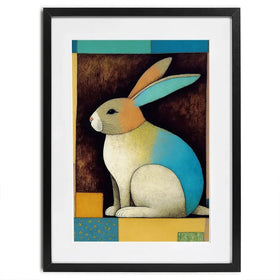 Bunny In The Box Framed Art Print Bunny In The Box Framed Art Print wall art product Treechild