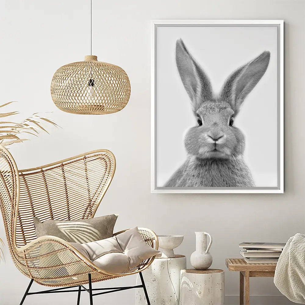 Bunny Rabbit Portrait Canvas Print Bunny Rabbit Portrait Canvas Print wall art product R Visser