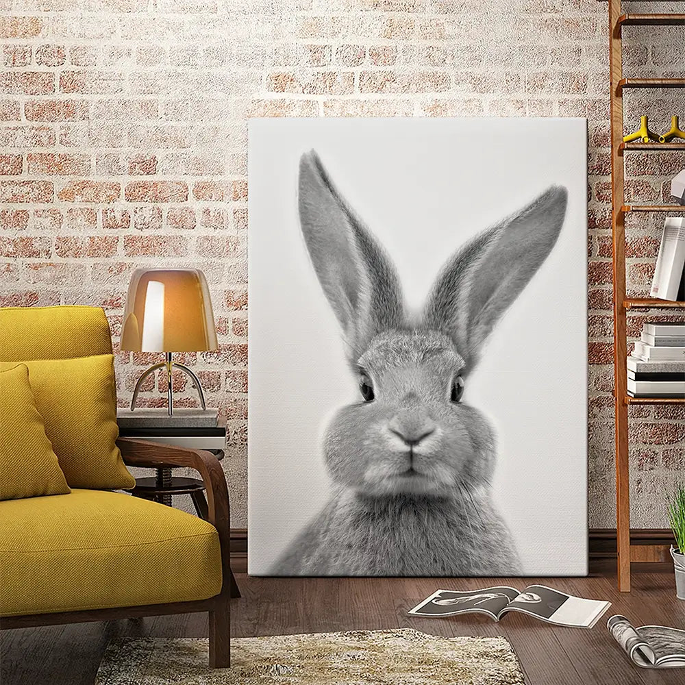 Bunny Rabbit Portrait Canvas Print Bunny Rabbit Portrait Canvas Print wall art product R Visser