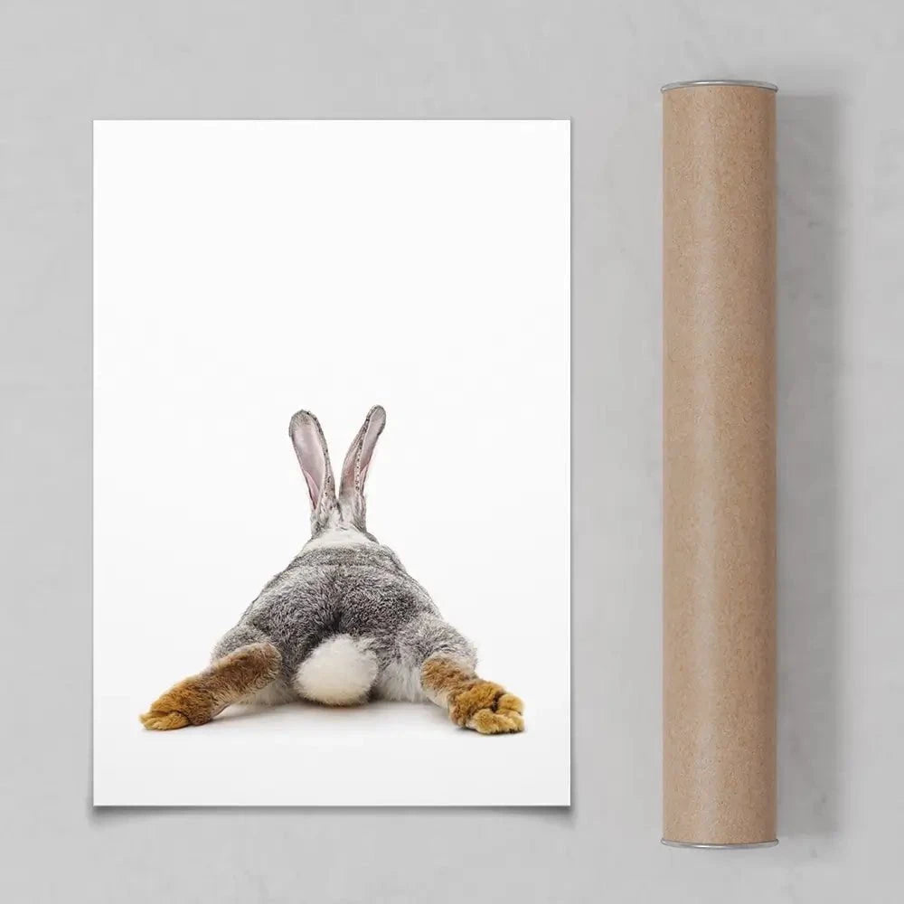 Bunny Rabbit Tail Art Print Bunny Rabbit Tail Art Print wall art product Oleksandr Lytvynenko / Shutterstock