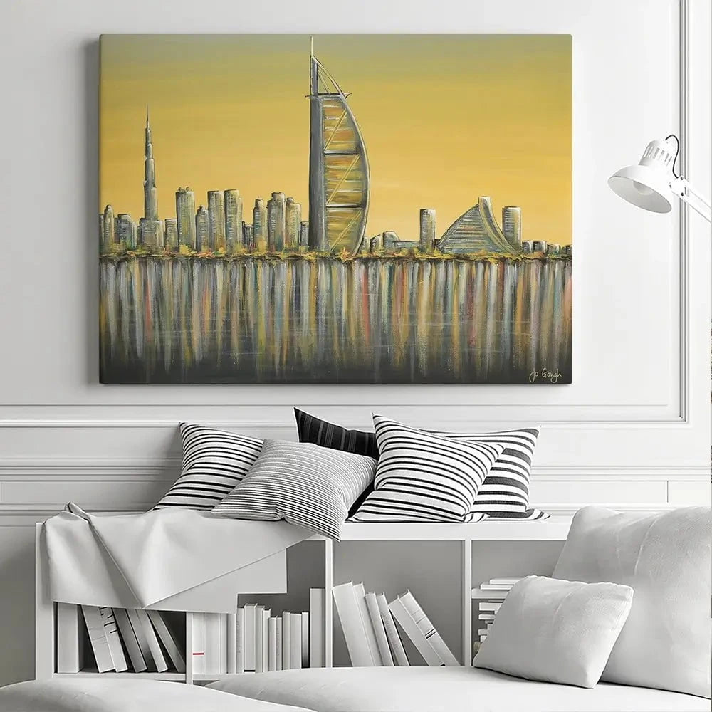 Burj Al Arab Canvas Print Burj Al Arab Canvas Print wall art product Jo Gough