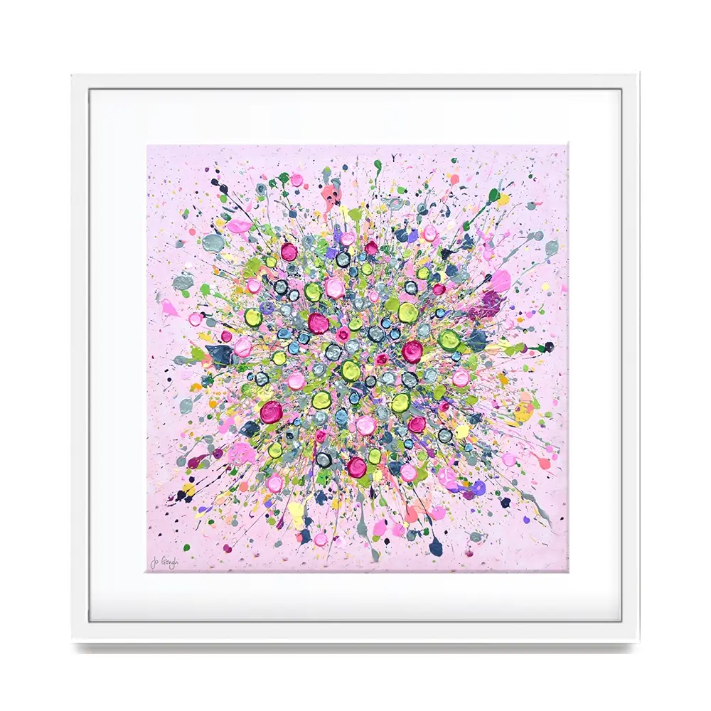 Bursting With Love Framed Art Print Bursting With Love Framed Art Print wall art product Jo Gough