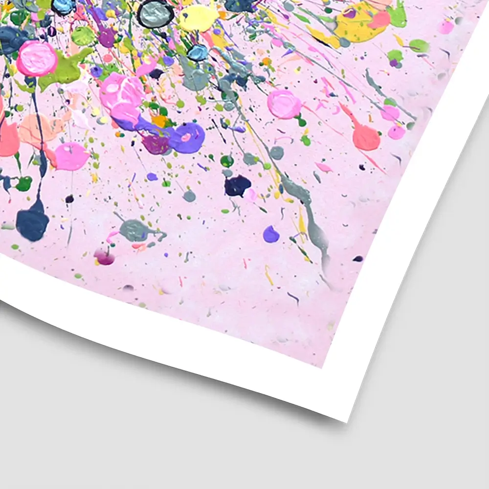 Bursting With Love Square Art Print Bursting With Love Square Art Print wall art product Jo Gough