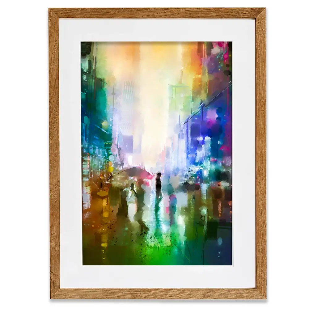Busy Streets Framed Art Print Busy Streets Framed Art Print wall art product Art Print Shop