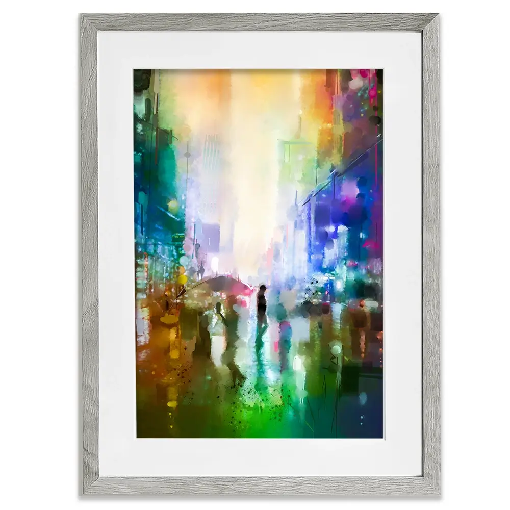 Busy Streets Framed Art Print Busy Streets Framed Art Print wall art product Art Print Shop