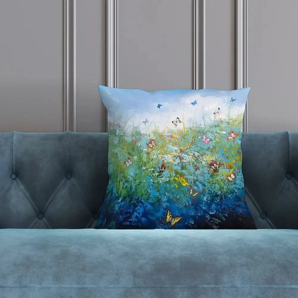 Butterflies Surrender To Love Cushion Butterflies Surrender To Love Cushion wall art product Laure Bury