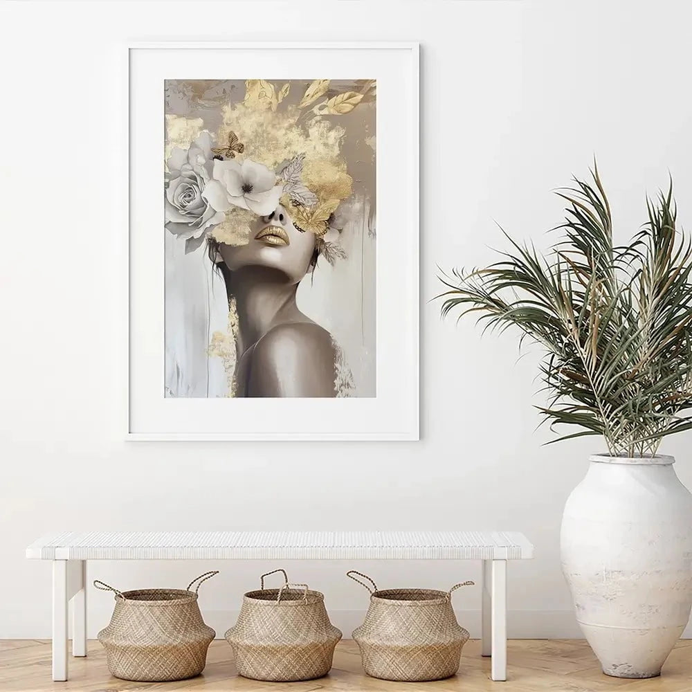 Butterfluer Framed Art Print Butterfluer Framed Art Print wall art product Isabella Karolewicz